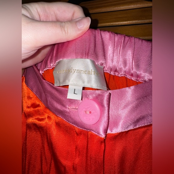 NWOT ANTHROPOLOGIE SATIN PANTS - Picture 4 of 4